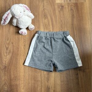PatPat Gray and White Kids Shorts